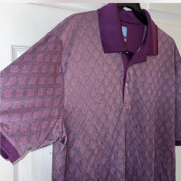 PGA Tour - Men’s - Purple Golf Polo - Size XL - Picture 1 of 8